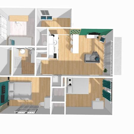 Home Ganusha Cosy 3 Chambres Parking Gratuit Balcon Grenoble Exteriér fotografie
