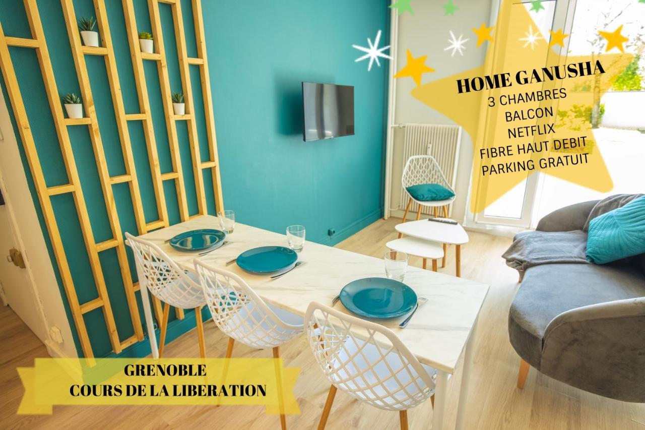 Home Ganusha Cosy 3 Chambres Parking Gratuit Balcon Grenoble Exteriér fotografie